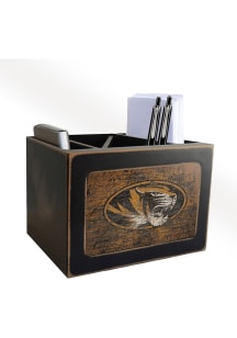 Missouri Tigers Distressed Desktop Organizer Desk Accessory