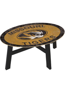Missouri Tigers Team Color Logo Black Coffee Table