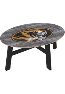 Missouri Tigers Distressed Wood Black Coffee Table