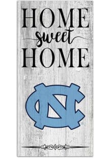 North Carolina Tar Heels Home Sweet Home Whitewashed Sign