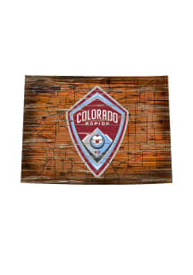 Colorado Rapids Distressed State 24 Inch Sign