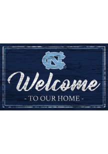 North Carolina Tar Heels Welcome to our Home 6x12 Sign