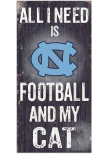North Carolina Tar Heels Football and My Cat Sign