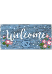 North Carolina Tar Heels Welcome Floral Sign