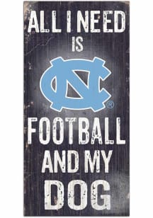 North Carolina Tar Heels Football and My Dog Sign
