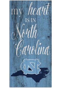North Carolina Tar Heels My Heart State Sign