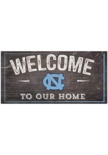 North Carolina Tar Heels Welcome Distressed Sign