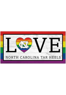 North Carolina Tar Heels LGBTQ Love Sign