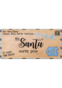 North Carolina Tar Heels To Santa Sign