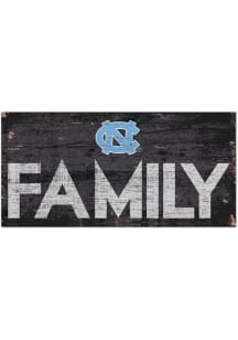 North Carolina Tar Heels Family 6x12 Sign