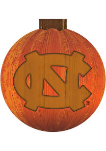North Carolina Tar Heels Halloween Pumpkin Sign