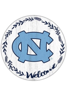 North Carolina Tar Heels Welcome Circle Sign