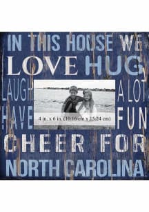 North Carolina Tar Heels In This House 10x10 Picture Frame