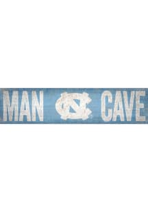 North Carolina Tar Heels Man Cave 6x24 Sign