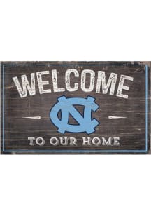 North Carolina Tar Heels Welcome to our Home Sign
