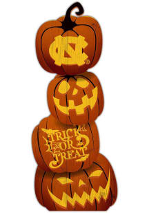 North Carolina Tar Heels Pumpkin Stack Leaner Sign
