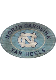 North Carolina Tar Heels 46 Inch Heritage Oval Sign