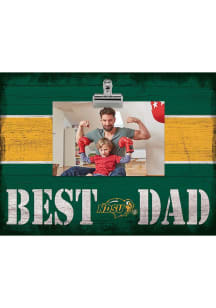 North Dakota State Bison Best Dad Clip Picture Frame