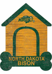 North Dakota State Bison Dog Bone House Clip Picture Frame
