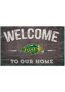 North Dakota State Bison Welcome to our Home Sign