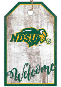 North Dakota State Bison Welcome Team Tag Sign
