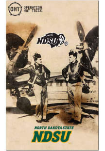 North Dakota State Bison Twin Pilots Sign