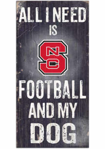 NC State Wolfpack Football and My Dog Sign