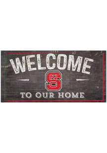 NC State Wolfpack Welcome Distressed Sign