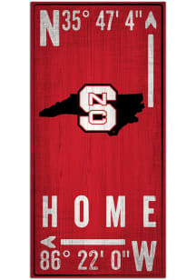 NC State Wolfpack Coordinate Sign
