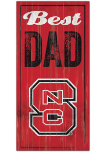 NC State Wolfpack Best Dad Sign