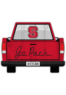 NC State Wolfpack Truck Back Cutout Sign