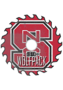 NC State Wolfpack Rust Circular Saw Sign