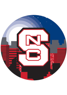 NC State Wolfpack Landscape Circle Sign