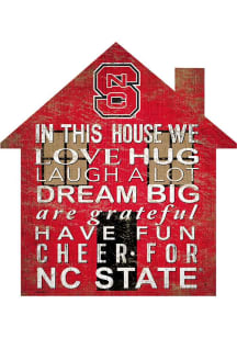 NC State Wolfpack 12 inch House Sign