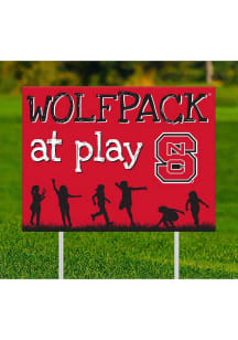 NC State Wolfpack Little Fans at Play Yard Sign