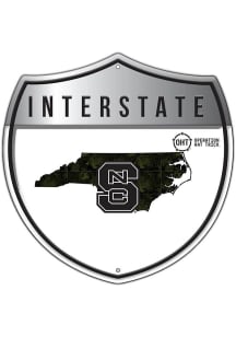 NC State Wolfpack 12in OHT Camo Interstate Sign
