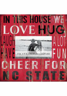 NC State Wolfpack In This House 10x10 Picture Frame