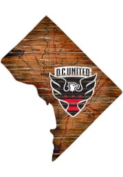 DC United Distressed State 24 Inch Sign