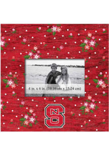 NC State Wolfpack Floral Picture Frame