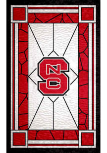 NC State Wolfpack Stained Glass Sign
