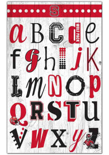 NC State Wolfpack Alphabet Sign