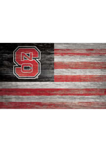 NC State Wolfpack Distressed Flag Picture Frame