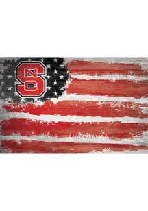 NC State Wolfpack Flag 17x26 Sign