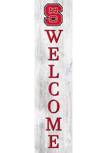 NC State Wolfpack 48 Inch Welcome Leaner Sign
