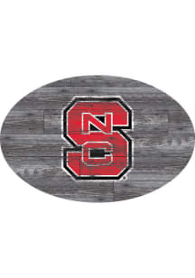 NC State Wolfpack 46 Inch Distressed Wood Sign