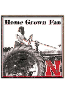 Nebraska Cornhuskers Aluminum Can Sign - Red