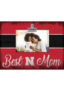 Nebraska Cornhuskers Best Mom Clip Picture Frame