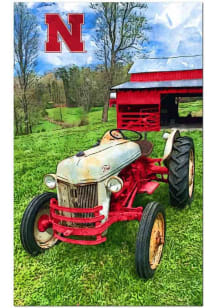 Red Nebraska Cornhuskers Farmscape Sign