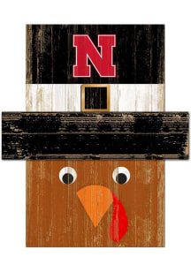 Red Nebraska Cornhuskers Turkey Head Sign