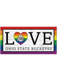 Ohio State Buckeyes LGBTQ Love Sign